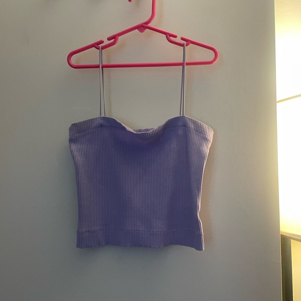 Lavender Square-neck Cami